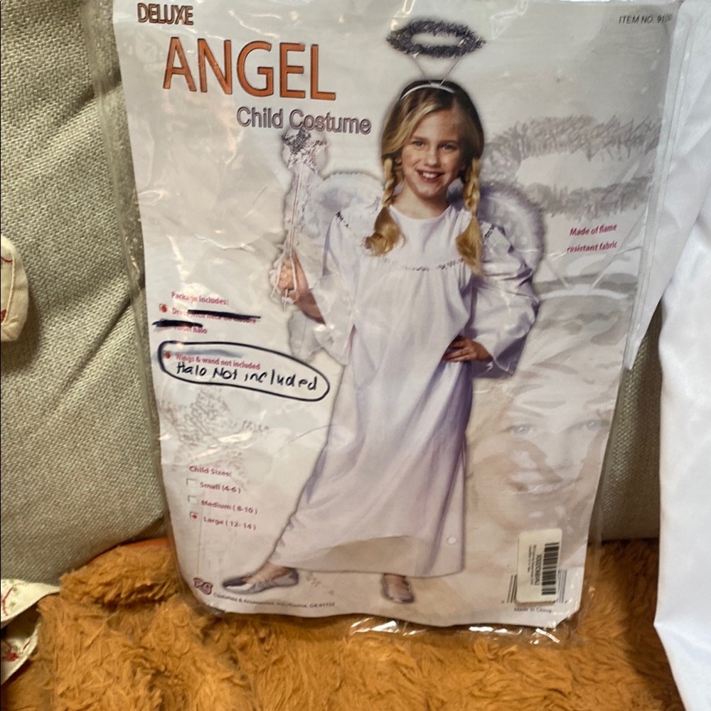 Luxe White Angel Costume Halloween